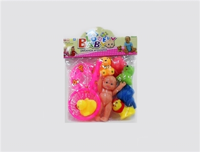 搪胶娃娃浴室洗澡玩具套装 - OBL716556