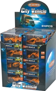 合金滑行工程车24pcs - OBL716698