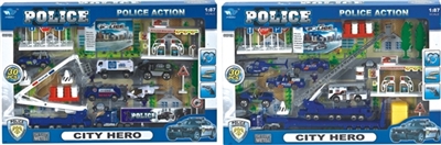 合金滑行警察组合 - OBL716727