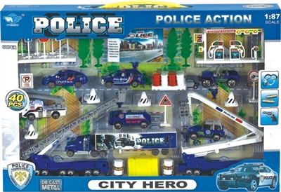 合金滑行警察组合 - OBL716728