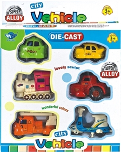 1:64合金滑行卡通车 - OBL716800