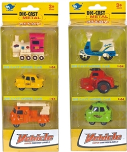 1:64合金滑行卡通车 - OBL716808