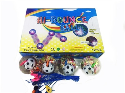 12 flash 6.5 CM football hairtail bounce the ball (with ropes) - OBL717088
