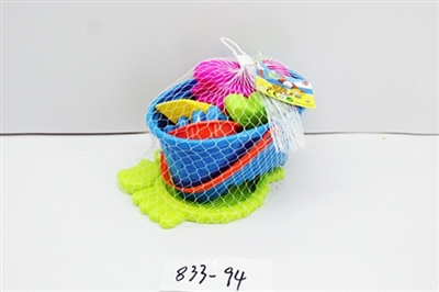 沙滩桶沙铲沙模套装 10pcs - OBL717267