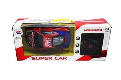 Cross the big Q version of the remote control a vehicle headlights Spider-man (not package electrici - OBL717337