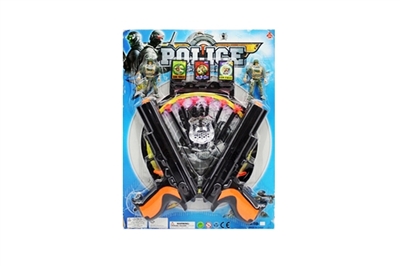 Police set of double needle gun - OBL717423