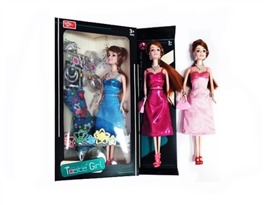 11.5 -inch doll (with accessories) (white color) (2, orange) - OBL717717