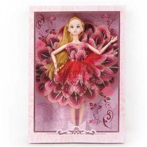 11.5 inch 12 joint Chloe peacock dress barbie - OBL718236