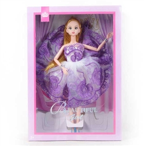 11.5 inch 12 joint Chloe peacock dress barbie - OBL718238