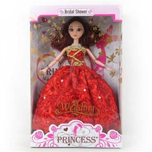 11.5 inch 12 joint 3 d eyes dress barbie - OBL718243