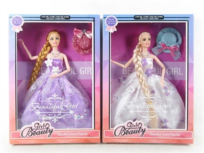 11.5 inch 12 joint wedding rapunzel barbie with accessories - OBL718270