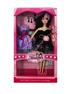 11.5寸实身时尚芭比 带吊裙 - OBL718301