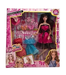 11.5寸12关节时尚芭比 带配件吸塑、2件衣服 - OBL718309