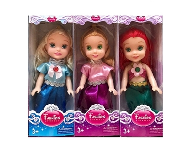 6寸空身迪士尼公主芭比 3款混装 - OBL718314