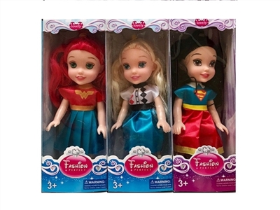 6寸空身超能女孩芭比 3款混装 - OBL718317