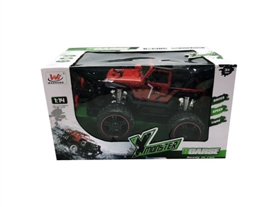 1:16 four-way remote control car wheel simulation (electric) with light bag - OBL718470