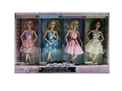 11寸实心时尚芭比娃娃(8只) - OBL718589