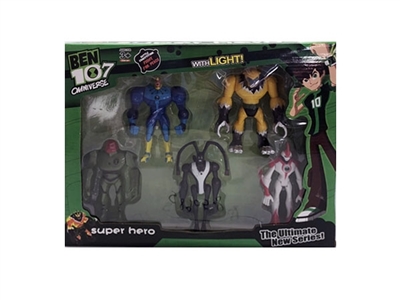 第七代BEN10公仔带灯 - OBL718603