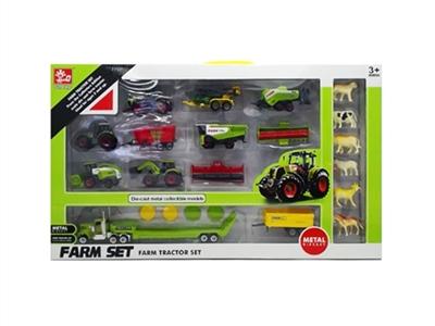 合金滑行农夫车大套装 - OBL718645