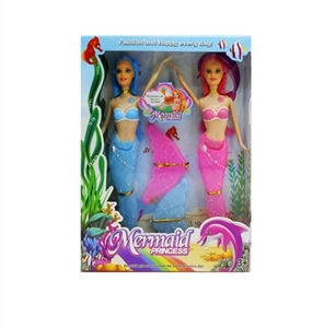 11寸芭比灯光美人鱼双人装 - OBL718656