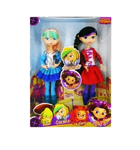 10寸实身12关节美少女特战队2款混装俄文包装盒 - OBL718657