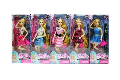 11.5寸实身活关节芭比娃娃 - OBL718670