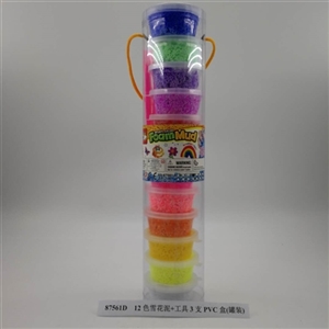 12 color 3 PVC tube with snow mud tools (12 cans) - OBL718750