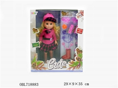 12吋全搪胶美少女+配件(3款） - OBL718883