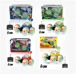 Four-way remote skip strip light music (bag) 4 assortments - OBL718925