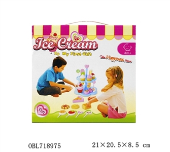 Ice cream ice cream bar table - OBL718975