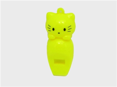 Solid color cartoon cat whistle - OBL719007