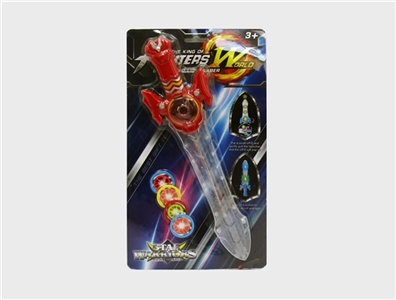 Solid color paint flashing swords launchers - OBL719104
