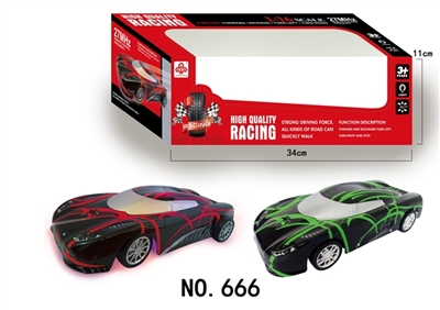 1:16 colorful lights koenigsegg four-way environmental soft shell - OBL719236