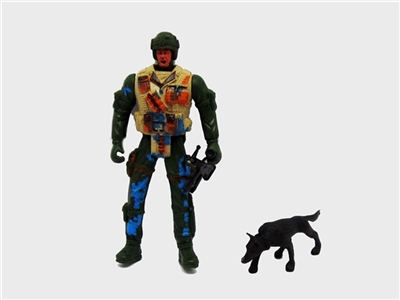 Little soldier 12 cm yellow - OBL719359