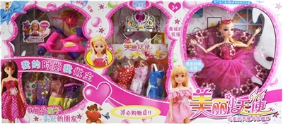 11.5寸9关节3D真眼美丽小天使芭比盒 - OBL719680