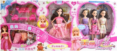 11.5寸四只芭比美丽小天使芭比盒 - OBL719681