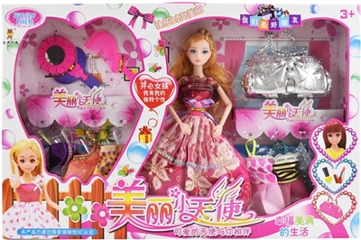 11.5寸9关节美丽小天使芭比盒 - OBL719686