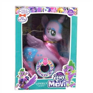 Evade glue super-sized lightning unicorn horse with light music - OBL719825