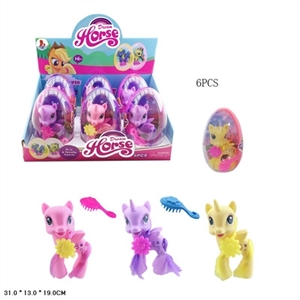 High quality PVC plastic olive big egg evade glue alone the wildebeest polyster with horse comb with - OBL719846