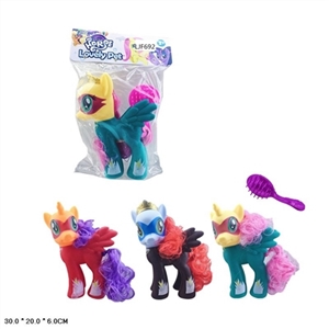 Three new medium evade glue colour Ma Baoli currycomb mixed - OBL719865