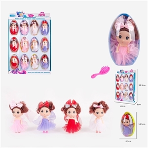 High quality PVC plastic olives eggs three inches of solid body high-grade dress confused barbie wit - OBL719899