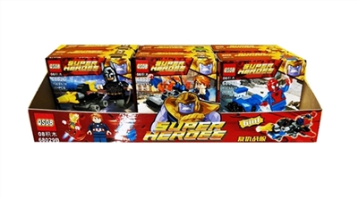 Super hero blocks (12 boxes one display box) - OBL719970