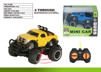 1:43迷你越野皮卡仿真车 - OBL720281