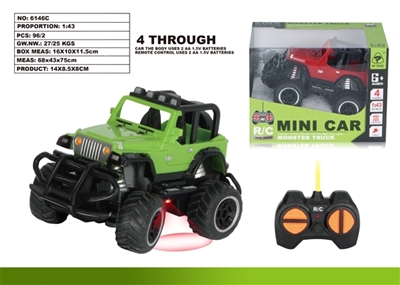 1:43迷你越野吉普仿真车 - OBL720282