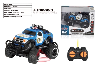 1:43迷你越野皮卡警车 - OBL720287