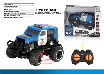 1:43迷你越野奔驰警车 - OBL720289