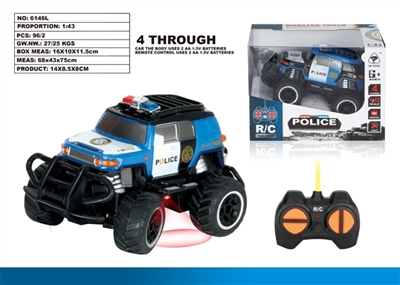 1:43迷你越野丰田警车 - OBL720290