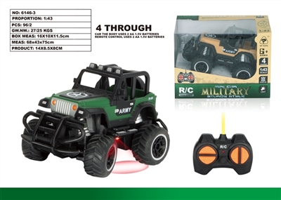 1:43迷你越野吉普军车 - OBL720294