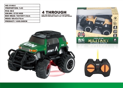 1:43迷你越野丰田军车 - OBL720296