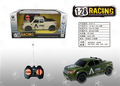 1：28四通皮卡军车 - OBL720311
